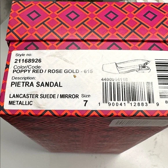 Tory Burch Orange Women's Sandals - Picture 8 of 8